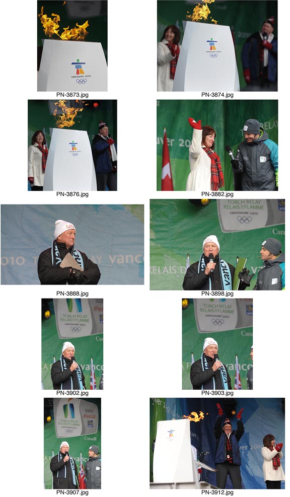 Olympic Torch Relay event in Picton, Ontario.