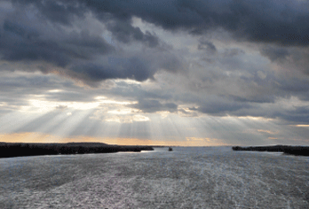 dark clouds